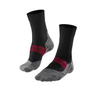 FALKE® RU4 Endurance Cool Socks for Men - Black/Grey Running Comfort and Performance