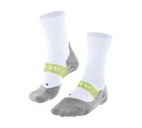 FALKE® RU4 Endurance Cool Socks for Men - Breathable White/Gray Running Comfort