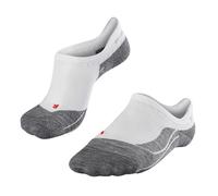 Falke Running Socks RU4 Endurance Invisible - Women's Cotton Anti-Blister - White/Grey, EU 41-42