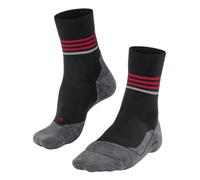 FALKE® RU4 Endurance Running Socks Black 35-36 with Reflective Elements for Comfort and Visibility