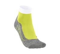 FALKE Men's RU4 Endurance Short M Sso Cotton Anti-Blister 1 Pair Running Socks, Yellow Limelight 1086 9.5-10.5