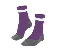 FALKE Womens Ru4 Endurance W Cotton Anti-blister Running Socks, Purple Plum 8028, 4-5 EU