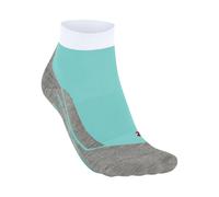 FALKE Women's RU4 Endurance Short W Sso Cotton Anti-Blister 1 Pair Running Socks, Blue Fiji 6423, 4-5