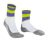FALKE® RU4 Endurance Women's Running Socks in White, Purple, Grey & Green for Comfort