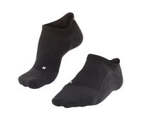 FALKE® RU4 Light Performance Running Socks, Black, Size 39-40 - Breathable, moisture-wicking for optimal training and race comfort