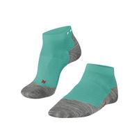 FALKE Women's RU5 Race Short W Sso Functional Yarn Anti-Blister 1 Pair Running Socks, Blue Fiji 6423, 5.5-6.5