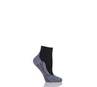 FALKE Running Socks Women - Short Light Volume Ergonomic Cushioned - White/Black