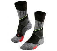 FALKE Men's SC1 M So Wool Warm Thick 1 Pair Skiing Socks, Black Black-Mix 3010, 9.5-10.5