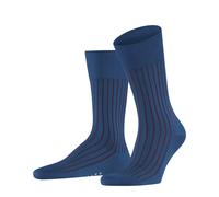 FALKE Men's Shadow M So Cotton Patterned 1 Pair Socks, Blue Sapphire 6055, 8.5-9.5