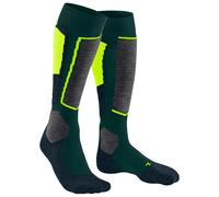 FALKE Men's SK2 Intermediate M Kh Wool Warm Thick 1 Pair Skiing Socks, Green Holly 7385, 8-9