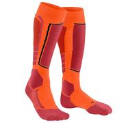 FALKE Men's SK2 Intermediate M Kh Wool Warm Thick 1 Pair Skiing Socks, Orange Flash 8288, 8-9