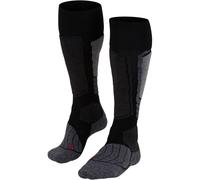 Falke SK1 Merino Wool Women's Ski Socks, UK 7-8 Black Mix