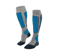 FALKE Men's SK2 Intermediate Vegan M Kh Lyocell Functional Yarn Warm Thick 1 Pair Skiing Socks, Grey Light 3400, 5.5-7.5