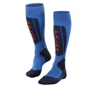 Falke Ski Socks SK5 Expert – Men's Silk Functional Yarn, Thin Warm – Blue Size 42-43