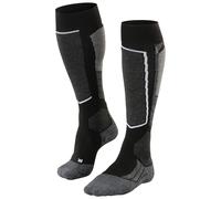 Falke - Ski socks - SK2 Intermediate Cashmere M Black-Mix for Men in Wool - Size 9 1/2-10 1/2 UK Black 9 1/2-10 1/2 UK