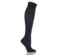FALKE Socks Womens Knee High Cotton Sensitive London Left and Right Comfort Cuff