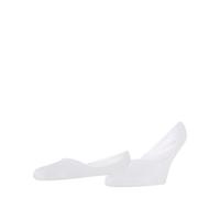 FALKE Men's Invisible Step Medium Cut Box M In Cotton No-Show Plain 1 Pair Liner Socks, White 2000, 11.5-12.5