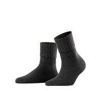 FALKE Women's Striggings Rib W So Wool Plain 1 Pair Socks, Black 3009, 5.5-8