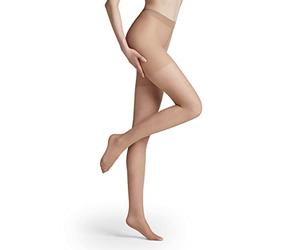 FALKE Support Effect On Tummy Buttocks Thighs Silhouette Figure-Shaping Pantyhose Matt Plain Fine Soft Yarn 1 Pair