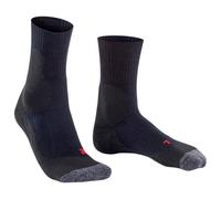 FALKE Men's TE2 M So Cotton Anti-Blister 1 Pair Tennis Socks, Black 3000, 9.5-10.5