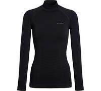 Falke - Technical base layer with a high collar - MW Longsleeved Shirt Turtleneck W Black for Women - Size XS Black XS