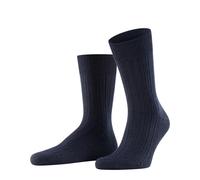 FALKE Men's Teppich Im Schuh M So Wool Plain 1 Pair Socks, Blue Dark Navy 6370, 5.5-6.5