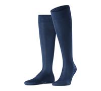 FALKE Men's Tiago M Kh Fil D'Écosse Cotton Long Plain 1 Pair Knee-High Socks, Blue Royal 6000, 8.5-9.5