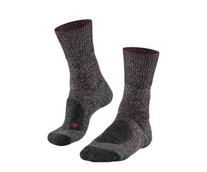 FALKE TK1 Adventure W So Women's Hiking Socks Wool Functional Material Anti-Bubble Thick 1 Pair, Blue Space Blue 6116 Trend, 41-42