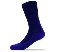 FALKE Men's TK1 Adventure Wool M So Breathable Thick Anti-Blister 1 Pair Hiking Socks, Blue Yve 6714, 11-12.5