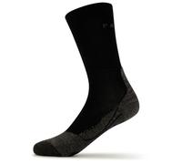 FALKE Men's TK2 Explore Cool M So Lyocell Functional Yarn Thick Anti-Blister 1 Pair Hiking Socks, Black Black-Mix 3010, 9.5-10.5