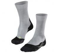 FALKE Men's TK2 Explore Cool M So Lyocell Functional Yarn Thick Anti-Blister 1 Pair Hiking Socks, Grey Light 3403, 11-12.5