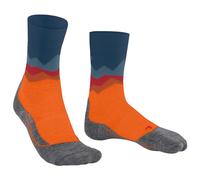 FALKE Men's TK2 Explore M So Wool Thick Anti-Blister 1 Pair Hiking Socks, Blue Enzian 6570 Crest 5.5-7.5