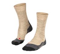 FALKE Men's TK2 Explore Melange M So Wool Thick Anti-Blister 1 Pair Hiking Socks, Green Khaki 7093, 11-12.5