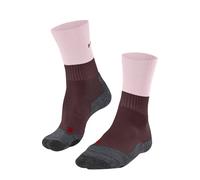 FALKE Women's TK2 Explore W So Wool Thick Anti-Blister Hiking Socks 1 Pair, Brown Mahogany 8344, 2.5-3.5