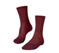 FALKE Men's TK2 Explore Wool M So Breathable Thick Anti-Blister Hiking Socks 1 Pair, Red Scarlet 8289, 8-9
