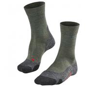 FALKE Men's TK2 Explore Melange M So Wool Thick Anti-Blister 1 Pair Hiking Socks, Green Ivy 7926, 9.5-10.5