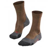 FALKE Men's TK2 Explore Melange M So Wool Thick Anti-Blister 1 Pair Hiking Socks, Brown Mocca 5990, 11-12.5