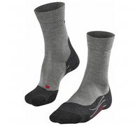 FALKE Men's TK2 Explore Melange M So Wool Thick Anti-Blister 1 Pair Hiking Socks, Grey Mid Melange 3530, 11-12.5