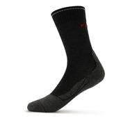FALKE Men's TK2 Explore Wool Silk M So Thermo-Regulated Thick Anti-Blister 1 Pair Hiking Socks, Grey Anthracite Melange 3080, 5.5-7.5