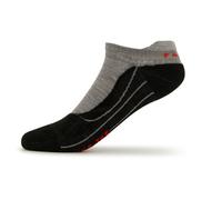 FALKE Men's TK5 Wander Invisible M In Wool Thin Anti-Blister 1 Pair Hiking Socks, Grey Light 3403, 11-12.5