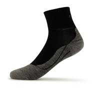 FALKE Men's TK5 Wander Cool Short M Sso Lyocell Functional Yarn Thin Anti-Blister 1 Pair Hiking Socks, Black Black-Mix 3010, 5.5-7.5