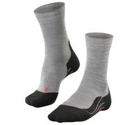 Falke Men's Hiking Socks TK5 Wander M - Thin Wool Anti-Blister - Grey Light 3403, Size 5.5-7.5