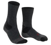 FALKE Men's TKX Expedition M So Wool Thick Anti-Blister 1 Pair Hiking Socks, Grey Asphalt Melange 3180, 11-12.5
