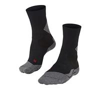 FALKE Unisex 4 GRIP Stabilizing U So Functional Yarn For Maximum Speed 1 Pair Socks, Black 3019, 5.5-7.5