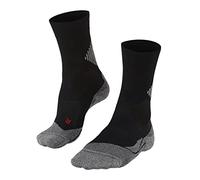 FALKE Unisex 4 GRIP U So Functional Yarn For Maximum Speed 1 Pair Socks, Black 3019, 4-5