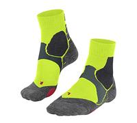 FALKE Unisex Adult BC3 Cycling Socks Cotton Black Grey Short Vegan Sports Socks Padded Cushioned Sole Breathable Quick Dry Anti Blister Ideal For Mountain Bikers 1 Pair