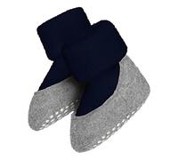 FALKE Unisex Baby Baby Cosyshoe B HP Wool Grips On Sole 1 Pair Grip socks, Blue (Marine 6120), 9-15 months