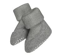 FALKE Unisex Baby Baby Cosyshoe B Hp Wool Grips On Sole 1 Pair Grip socks, Grey Light 3400, 9-15 Months