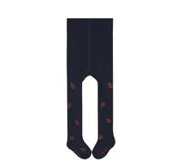 FALKE Unisex Baby Cute Ladybug B Ti Cotton Patterned Tights 1 Pair, Blue Space 6116, 1-6 months