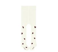 FALKE Unisex Baby Cute Ladybug B Ti Cotton Patterned Tights 1 Pair, White Off-White 2040, 6-12 months